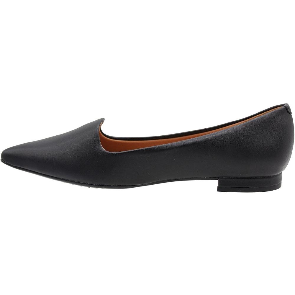 Sapatilha Vizzano Pelica Bico Fino Feminino Preto 3