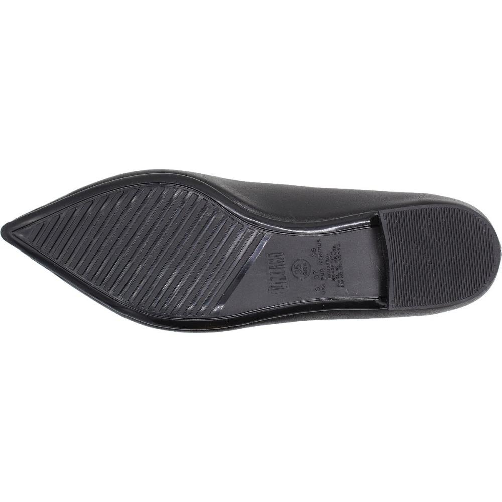 Sapatilha Vizzano Pelica Bico Fino Feminino Preto 5