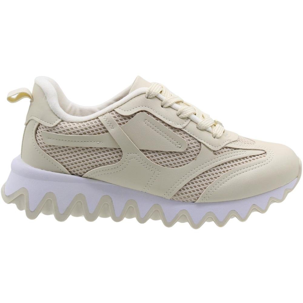 Tênis Casual Vizzano Nylon Fre Feminino Branco 1