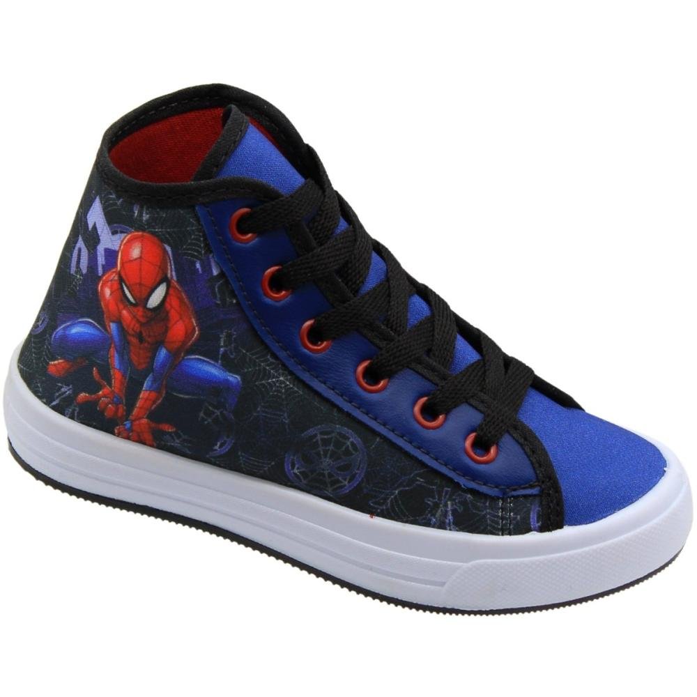 Tênis Cano Alto Infantil Dyan Cool Spider Menino Azul 3