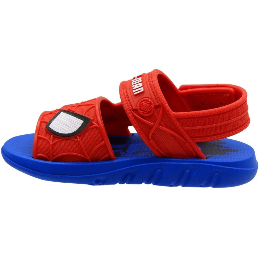 Sandália Papete Infantil Grendene Kids Menino Com Furgão Aranha Vermelho/Azul 2