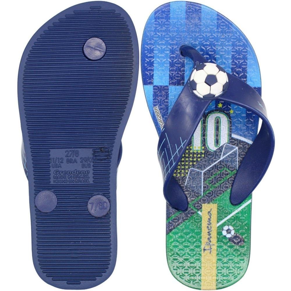 Chinelo De Dedo Infantil Ipanema Sporty Esportes Menino Azul/Verde 3