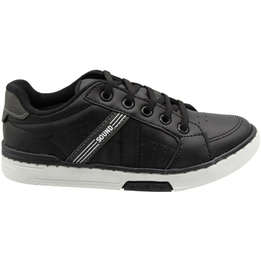 Sapatênis Infantil Sound Confortável Cadarço Elástico Menino