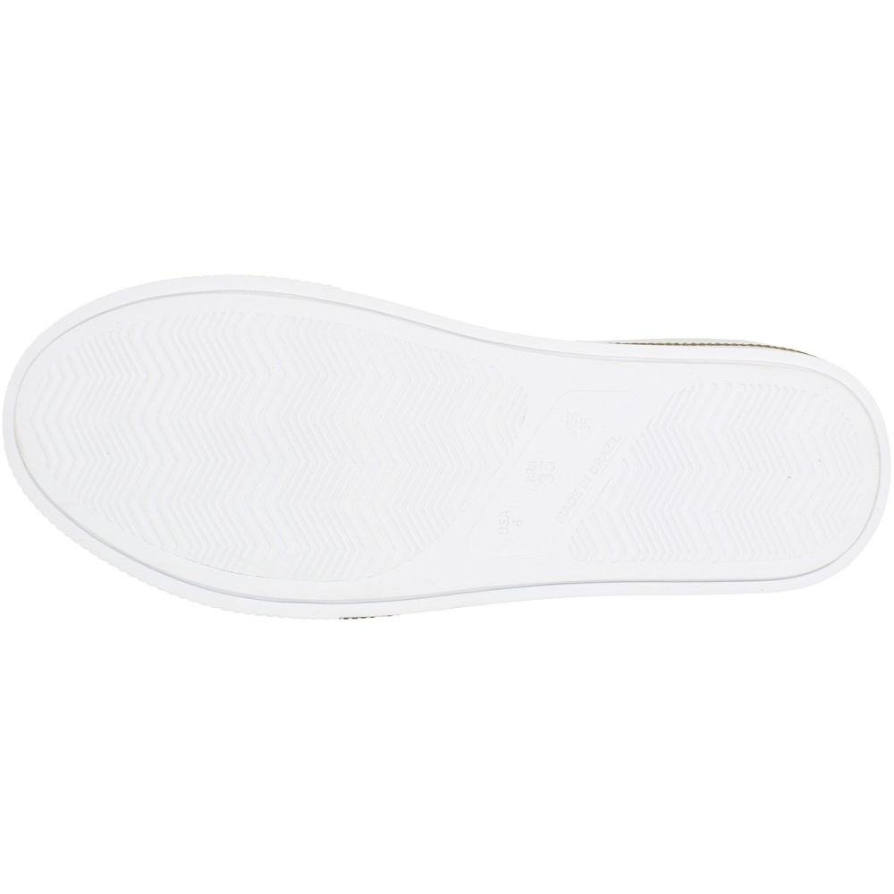 Tênis Casual Plataforma Sophia Almeida Brilho e Costuras Feminino Branco 5