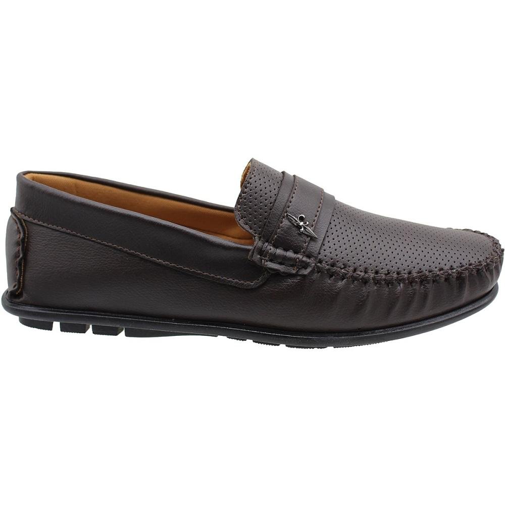 Sapatilha Masculina Mocassim Drive Sr. Shoes Atanado  Marrom 2