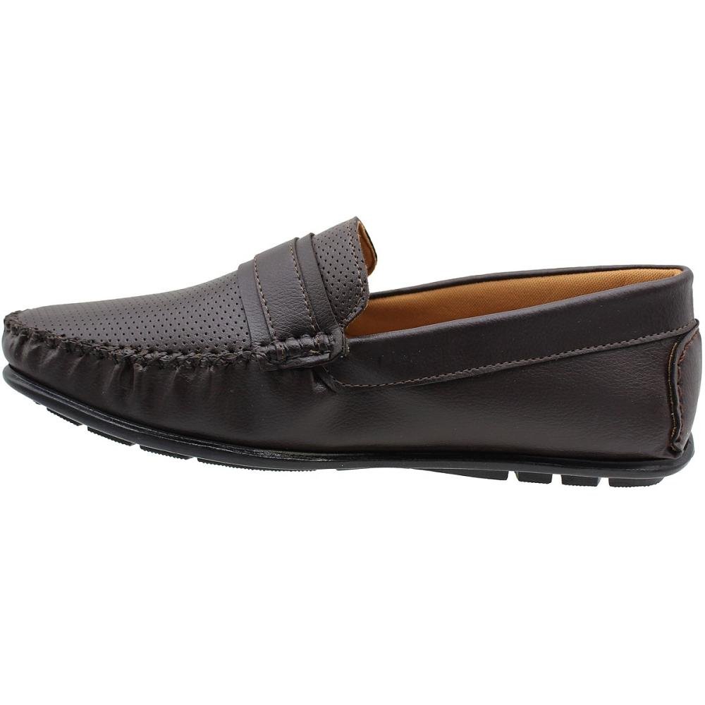 Sapatilha Masculina Mocassim Drive Sr. Shoes Atanado Marrom 3