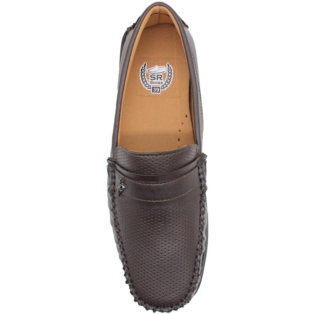 Sapatilha Masculina Mocassim Drive Sr. Shoes Atanado Marrom 4
