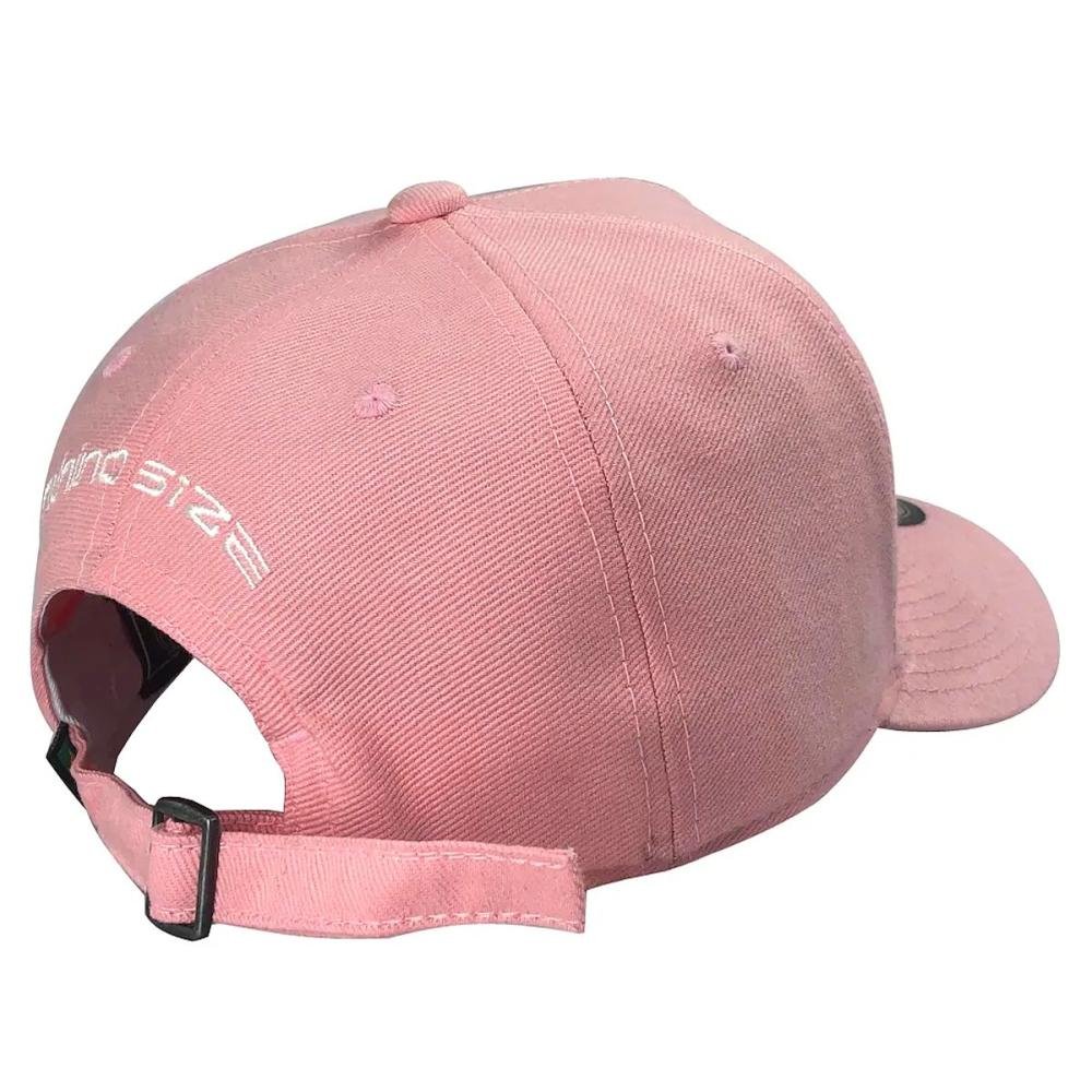 Boné Aba Curva Trucker Rhino Size Boss Unissex Rosa 3