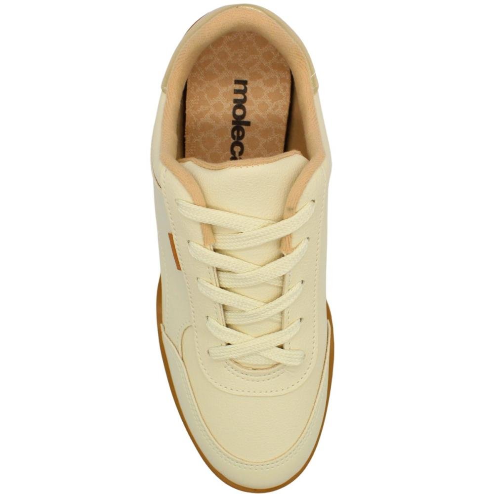 Tênis Casual Moleca Napa Flo Feminino Branco 4