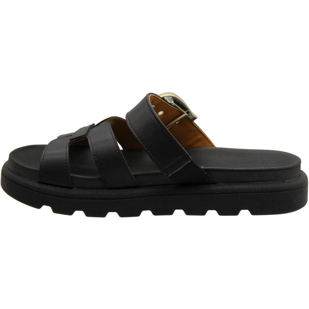 Tamanco Papete Vizzano Pelica Fivela Feminina Preto 2