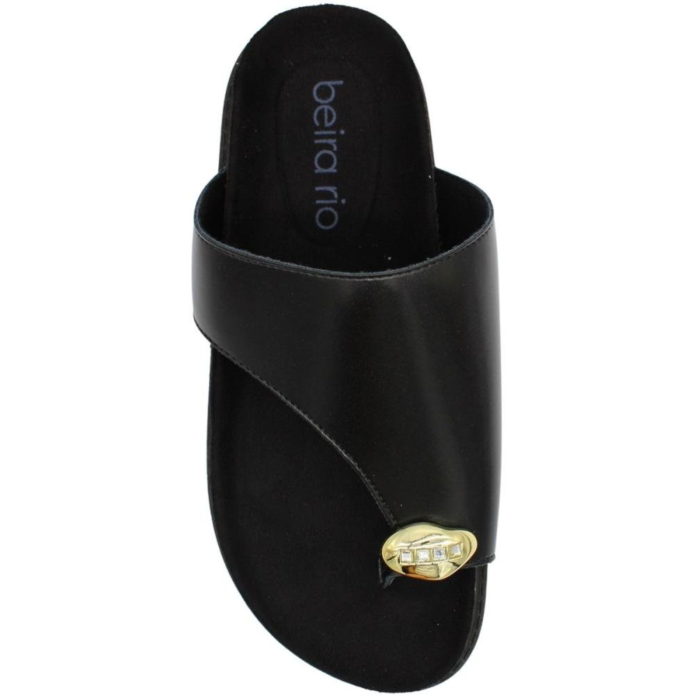 Tamanco Papete Beira Rio Madri Tratorado Feminino Preto 4