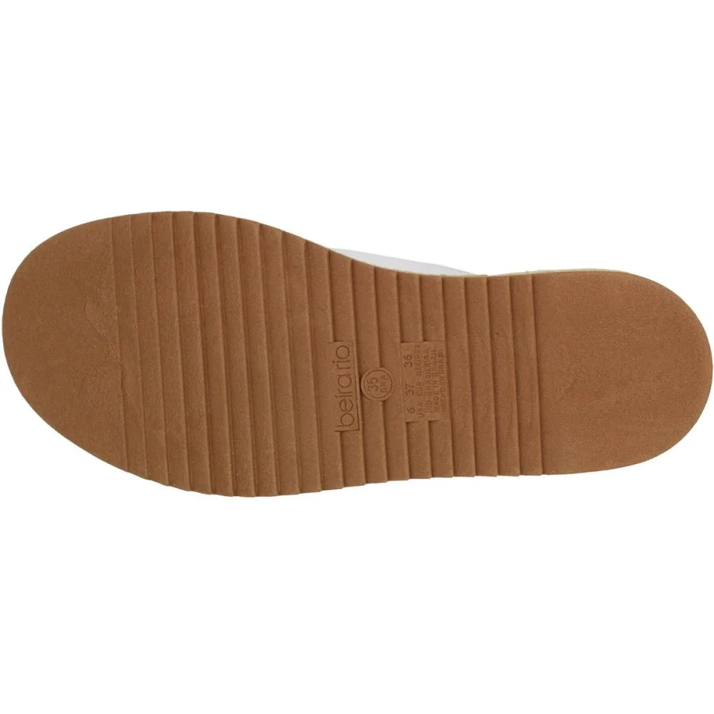 Tênis Casual Beira Rio Solado Elevado Tramado Feminino Branco 5