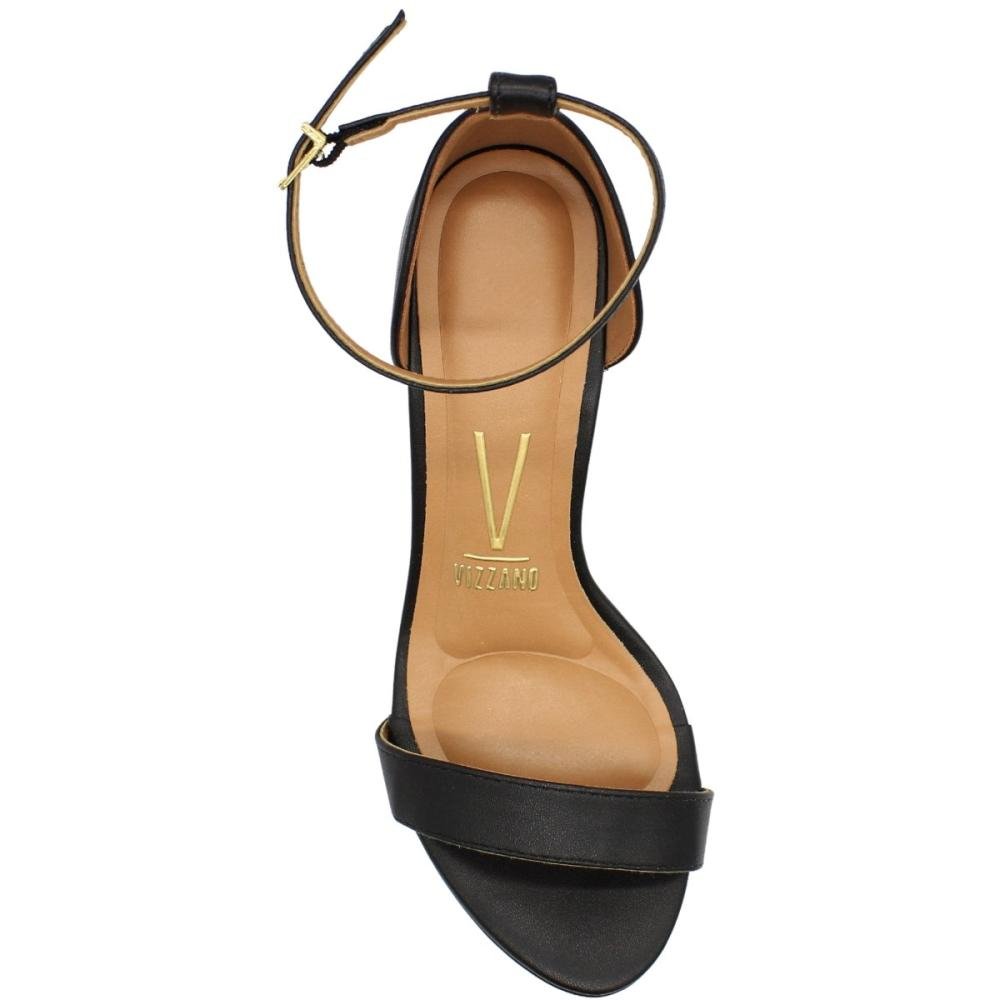 Sandália Salto Alto Clássica Vizzano Pelica Feminina Preto 4