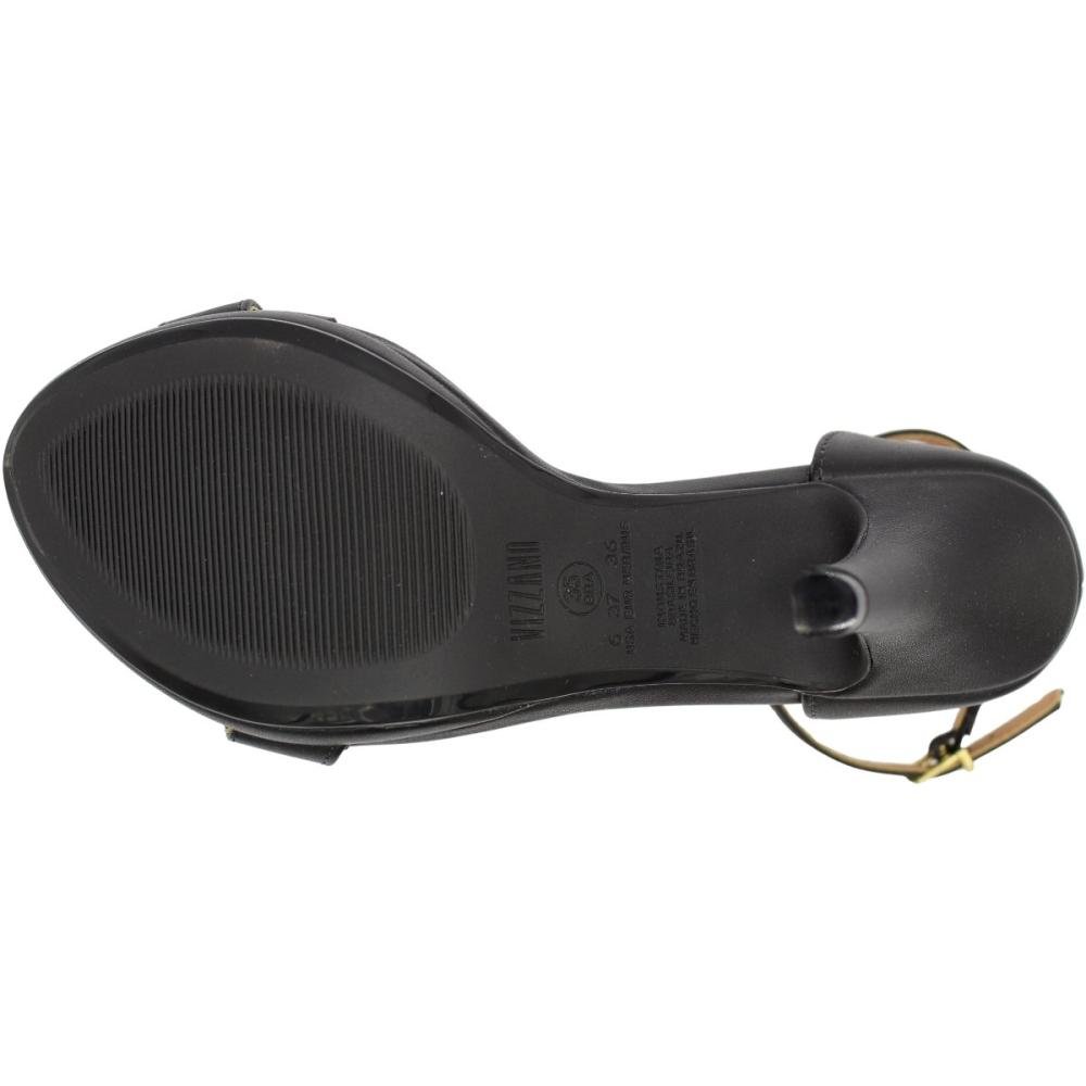 Sandália Salto Alto Clássica Vizzano Pelica Feminina Preto 5