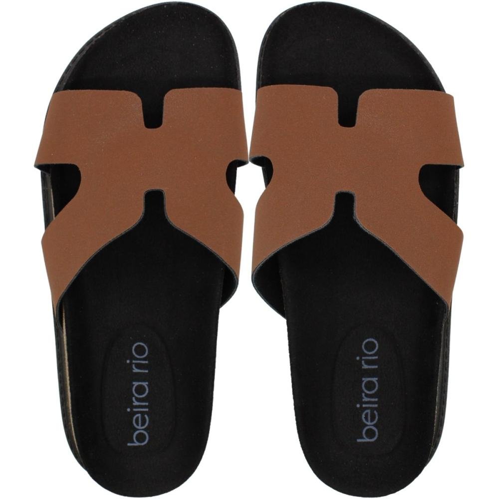 Tamanco Slide Beira Rio Macio Napa Nobuck Lisboa Feminino