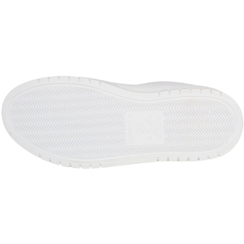 Tênis Casual Moleca Aplique Metalizados Macio Feminino Branco 5