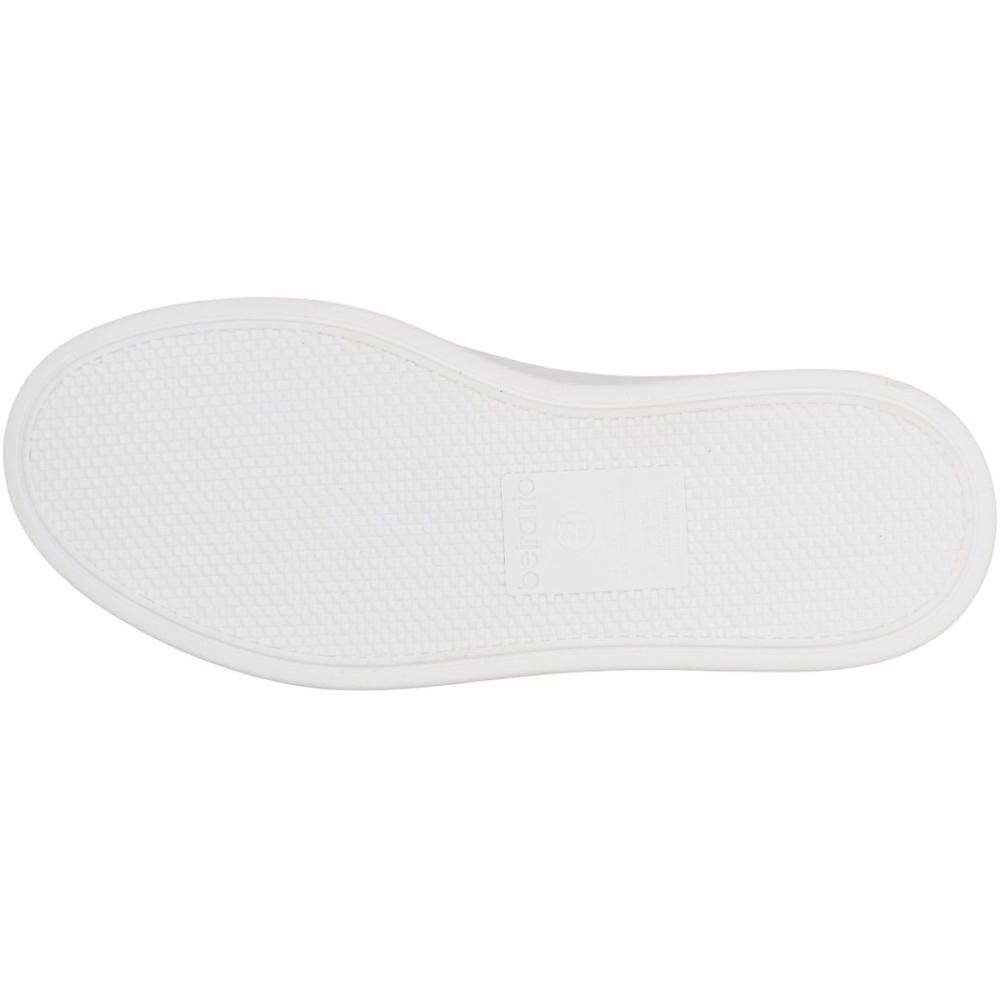 Tênis Plataforma Casual Beira Rio Texturizado Feminino Branco/Bege 5