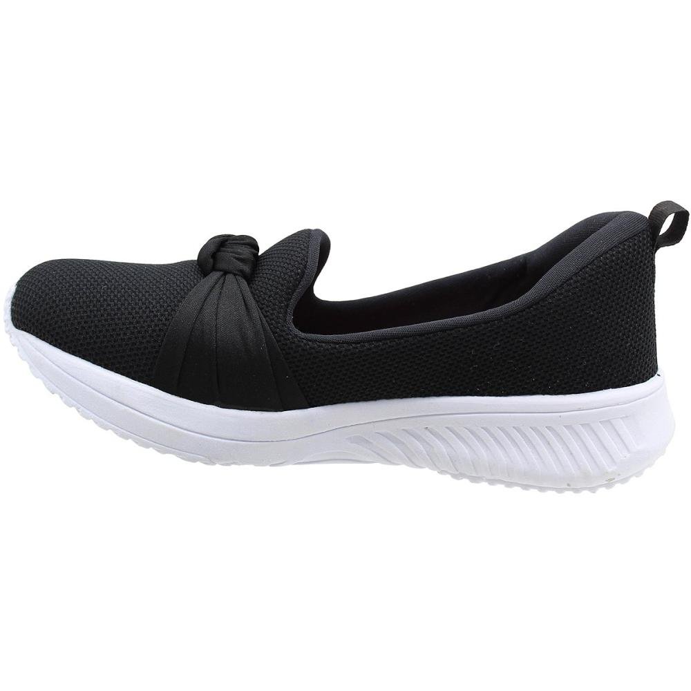 Tênis Slip On La Fitty Nózinho Esportivo Feminino Preto 2