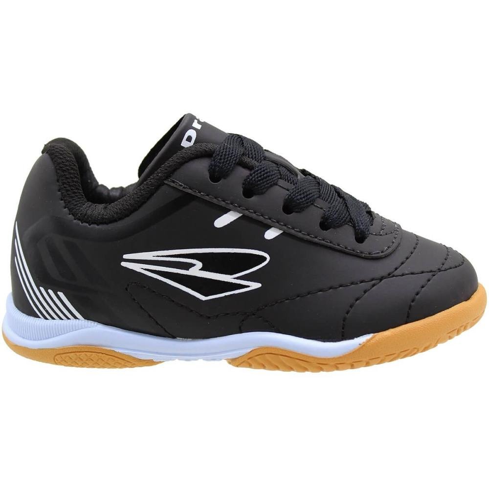 Chuteira Futsal Infantil Baby Dray Speedy Menino Preto 2