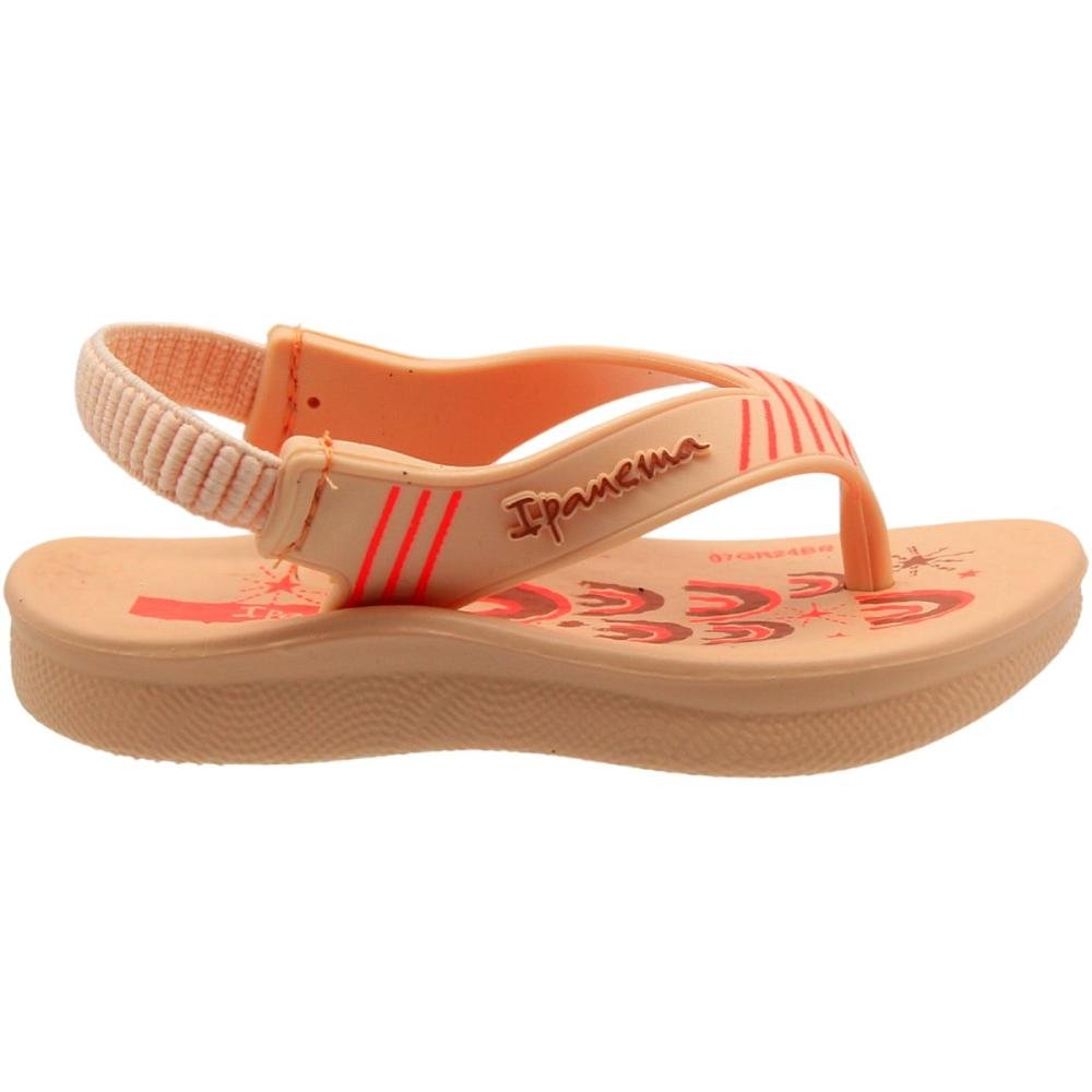 Sandália de Dedo Infantil Ipanema Anatômica Macia Baby Feminina Bege 2