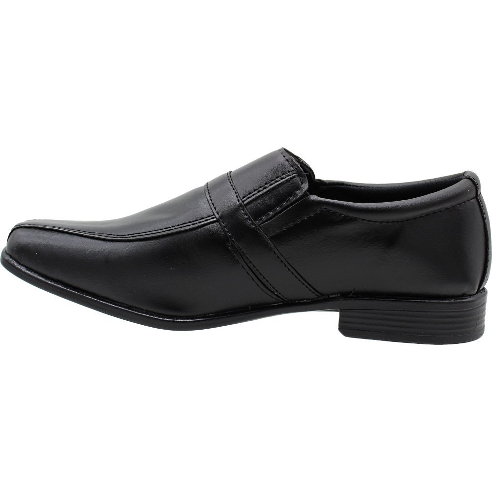 Sapato Social Kipasso S/Cadarço Estilo Conforto Masculino Preto 2