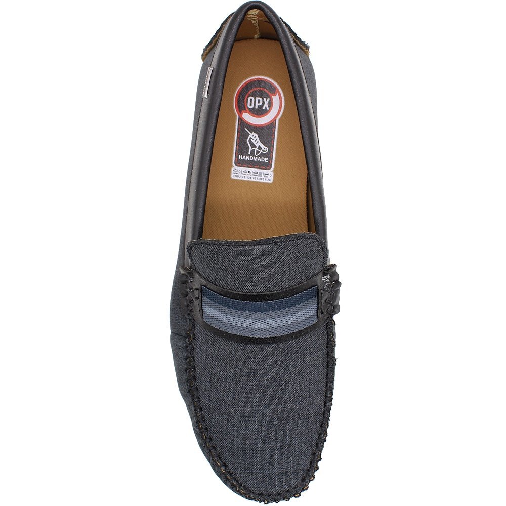 Sapatilha Mocassim Opx Atanado Urban Masculina Preto 4