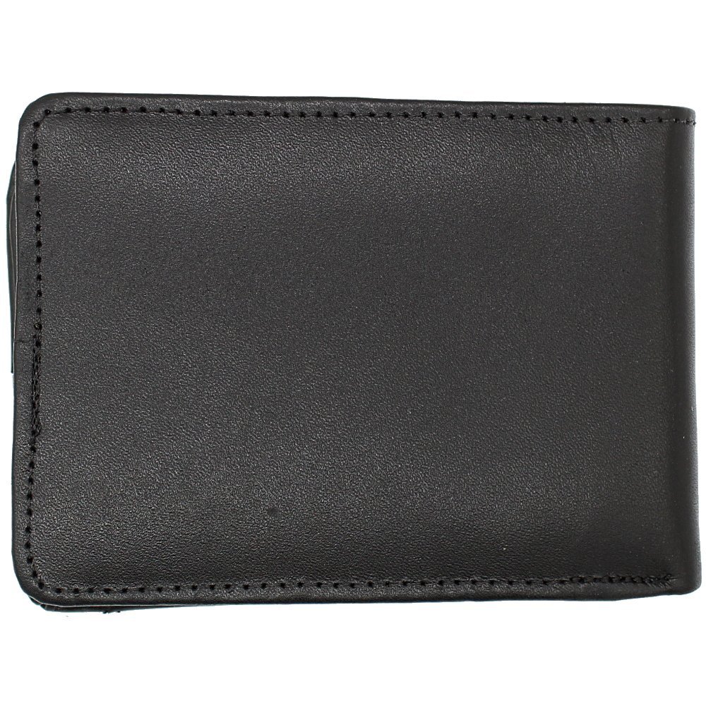 Carteira Executiva de Bolso D A Porta Documentos Moedas Masculina Preto 2