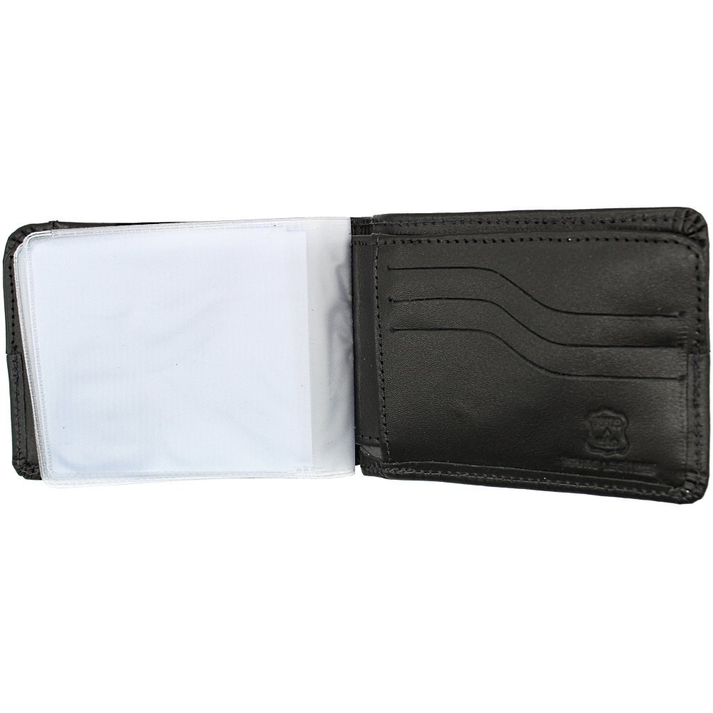 Carteira Executiva de Bolso D A Porta Documentos Moedas Masculina Preto 4