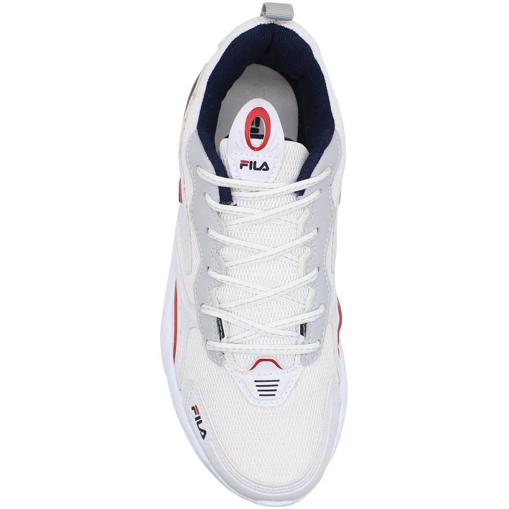 Tênis Running Fila Esportivo Street Fit 2 Masculino Branco/Azul 4