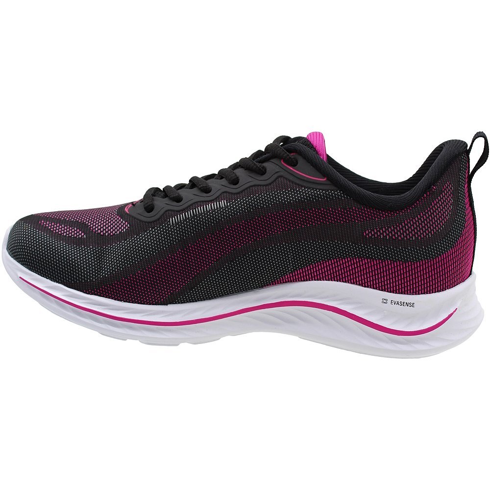 Tênis Olympikus Apolis Feminino Esportivo Performance Feminino Preto/Rosa 3
