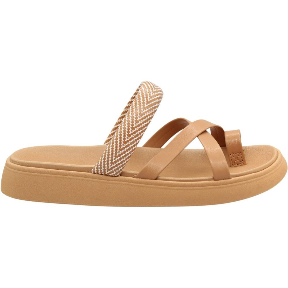 Tamanco Papete Moleca Tira Tresse Tiras Cruzadas Feminino