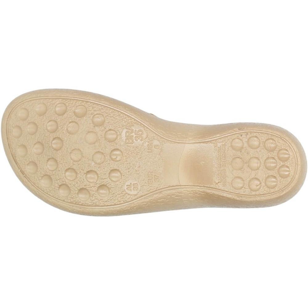 Tamanco Slide Terra E Água Comfort Tiras Cruzadas Feminino Bege 5