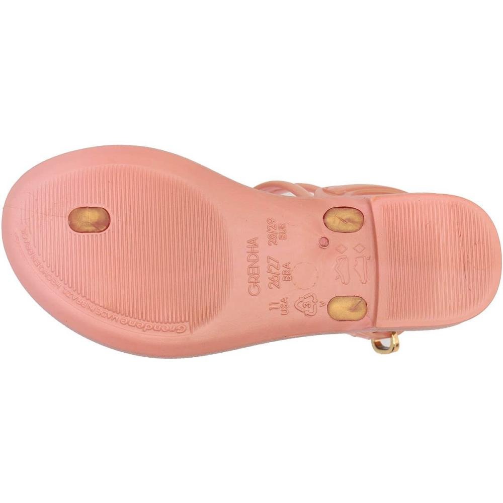 Sandália de Dedo Infantil Juvenil Grendha Bela Amar Menina Rosa 5