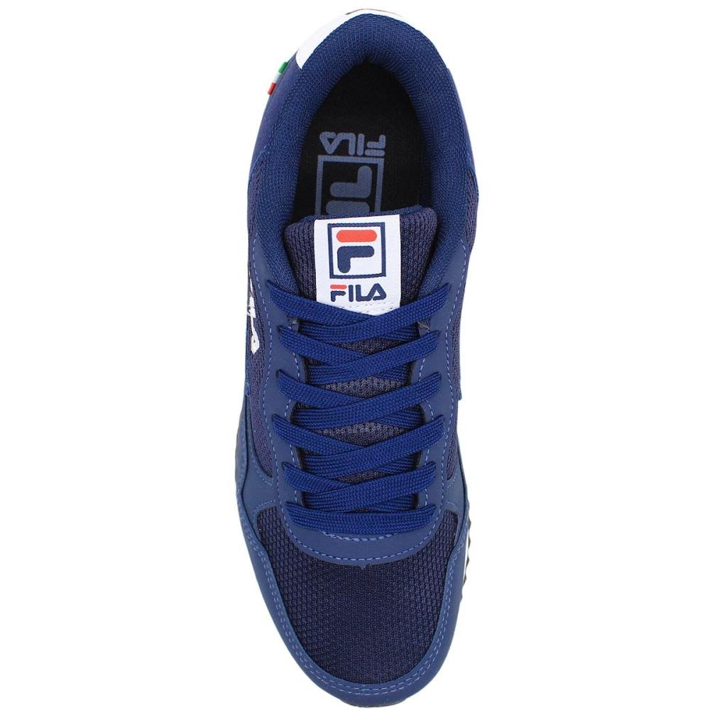 Tênis de Corrida Fila Euro Sportii Jogger Sport II Masculino Azul/Vermelho 4