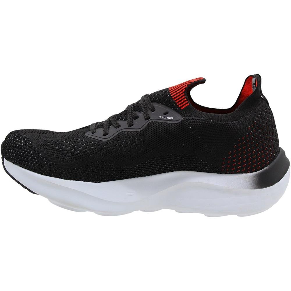 Tênis Fila Go Trainer Caminhada Corrida Masculino Preto/Vermelho 3