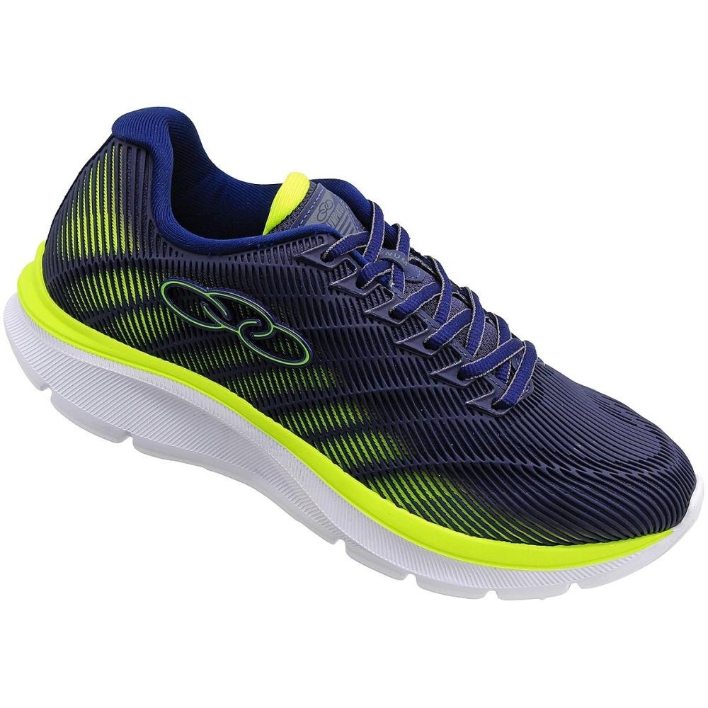 Tênis Juvenil Olympikys Venum Esportivo Cadarço Masculino Azul/Verde 1