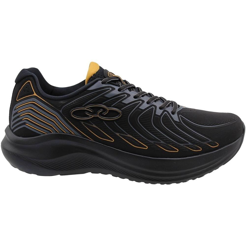 Tênis Esportivo Olympikus Volcan 2 Texturizado Masculino  Preto 2