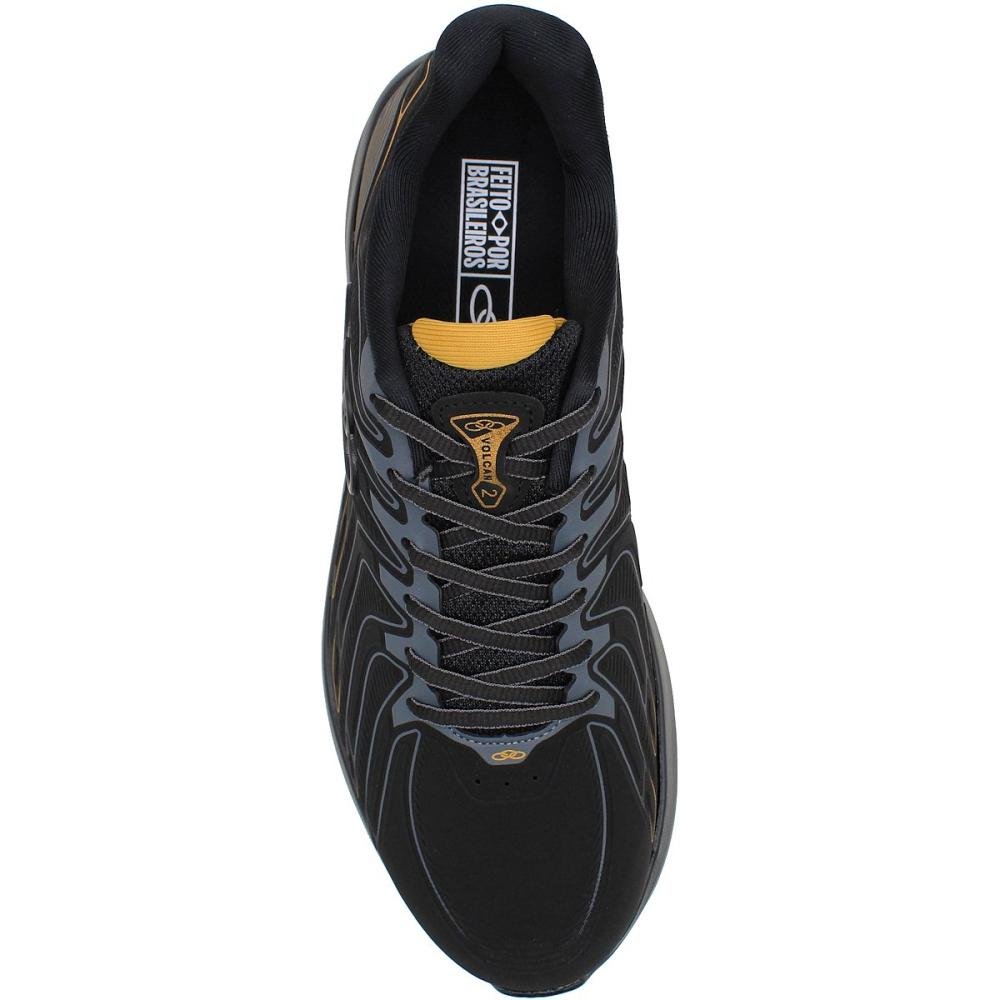 Tênis Esportivo Olympikus Volcan 2 Texturizado Masculino  Preto 4