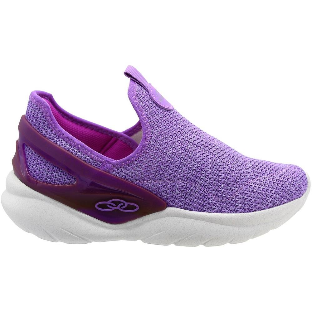 Tênis Sem Cadarço Infantil Olympikus Iconic Juvenil Menina Roxo 2