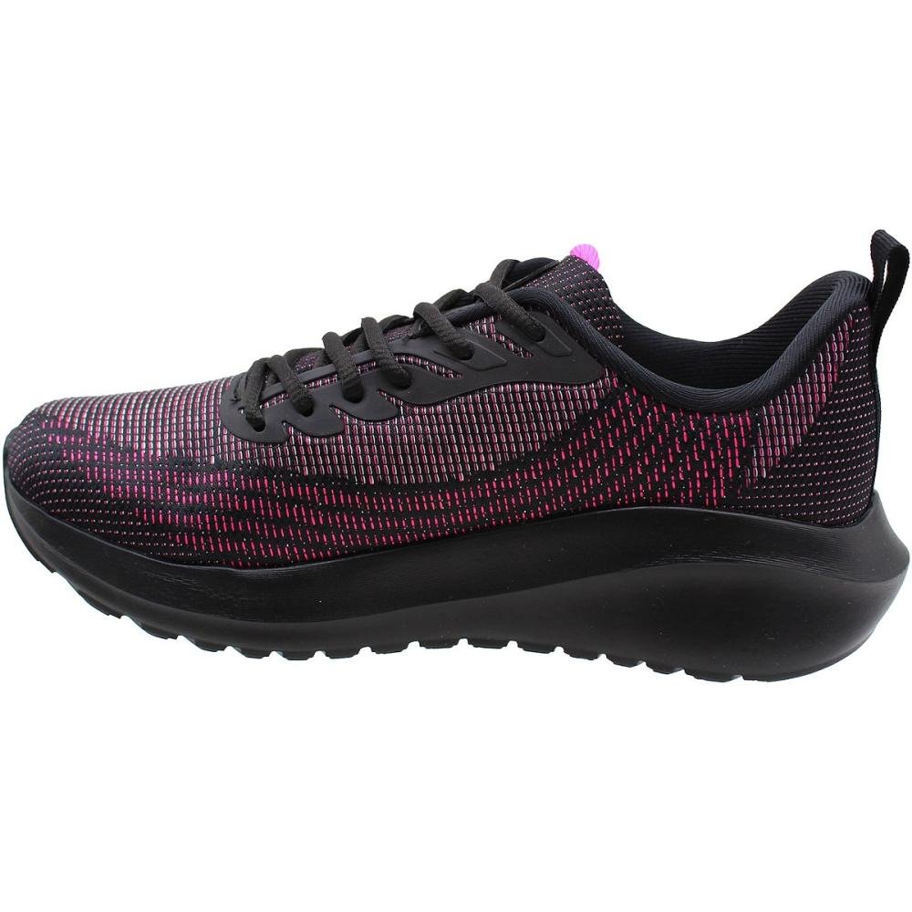 Tênis de Caminhada Olympikus Acqua Jacquard Treino Feminino Preto/Rosa 3