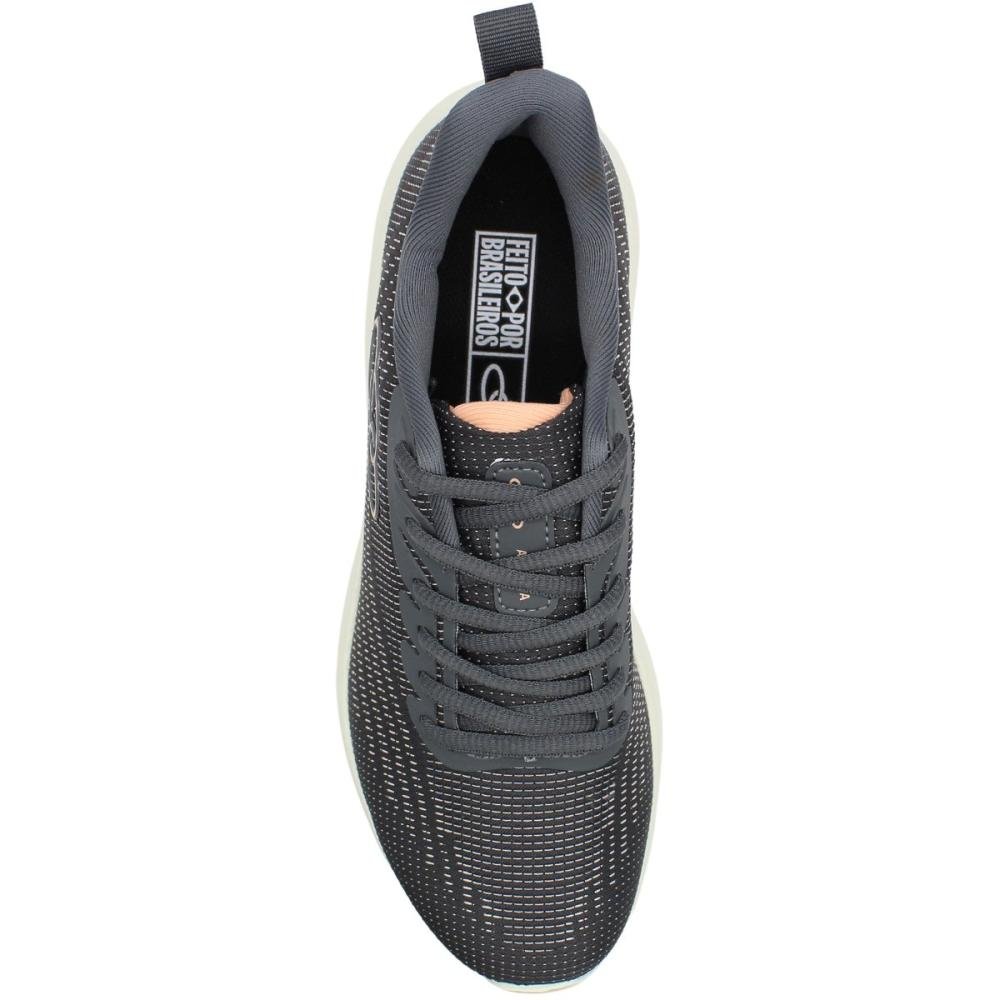 Tênis de Caminhada Olympikus Acqua Jacquard Treino Feminino Cinza 4