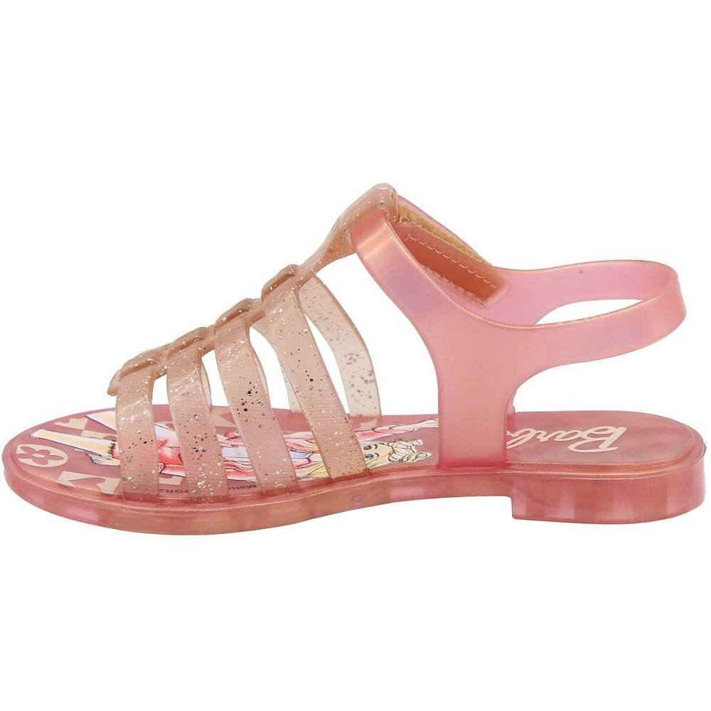 Sandália Infantil Rasteira Menina Rosa 3
