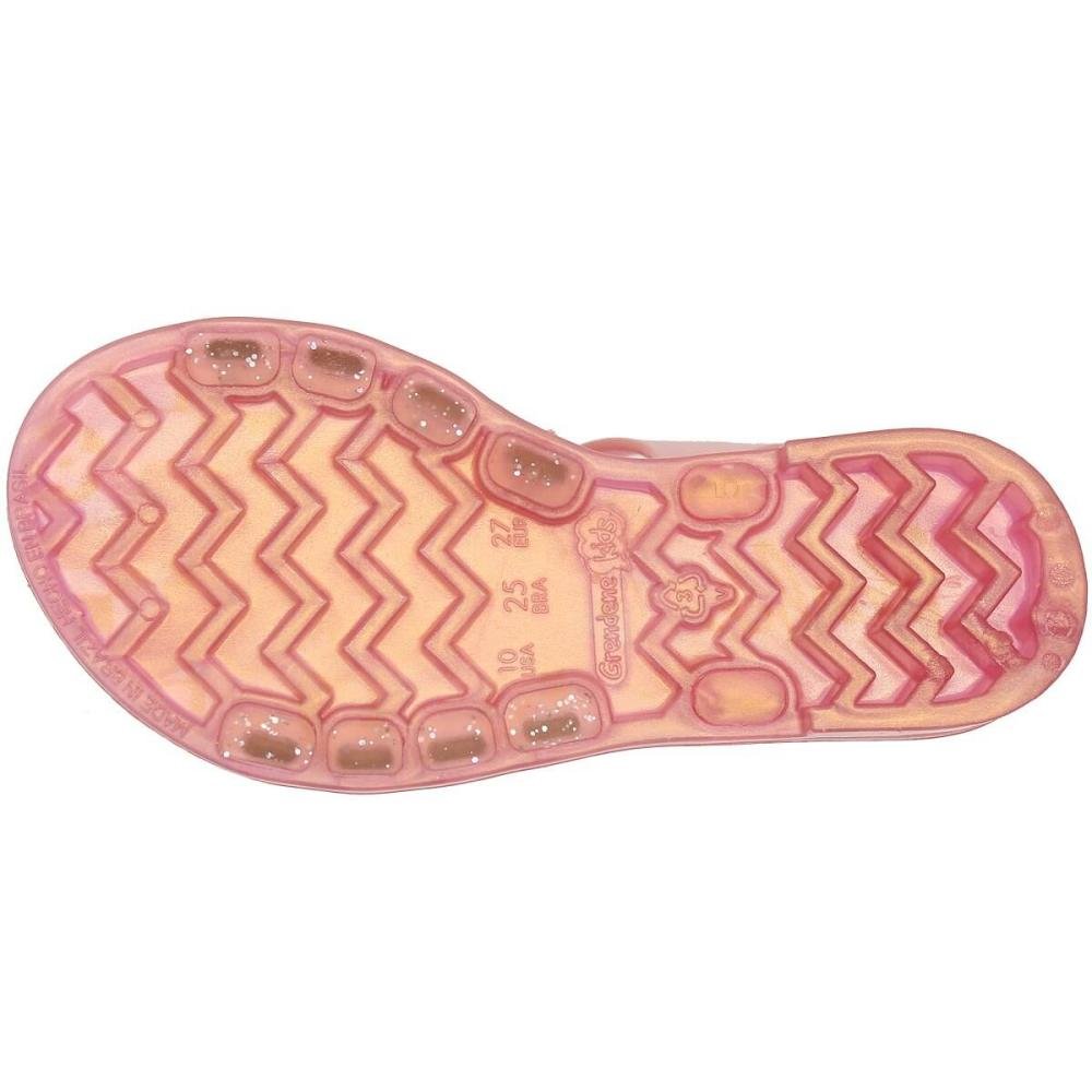 Sandália Infantil Rasteira Menina Rosa 5