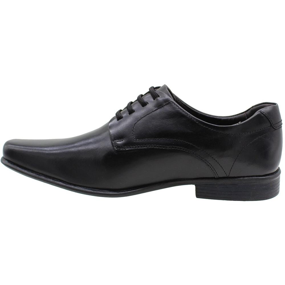 Sapato Social Masculino Rafarillo Senna Couro Bico Quadrado Preto 3
