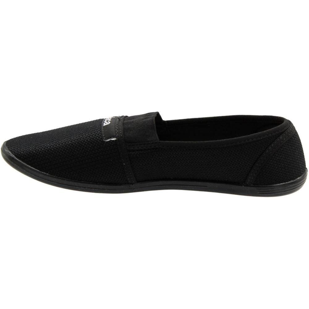 Sapatilha Moleca Tecido Nante Elástica Feminina Preto 2