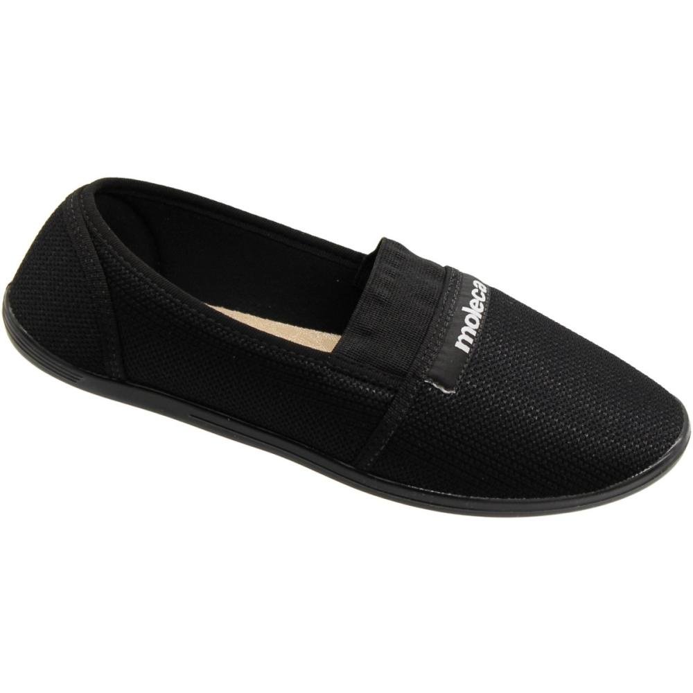 Sapatilha Moleca Tecido Nante Elástica Feminina Preto 3