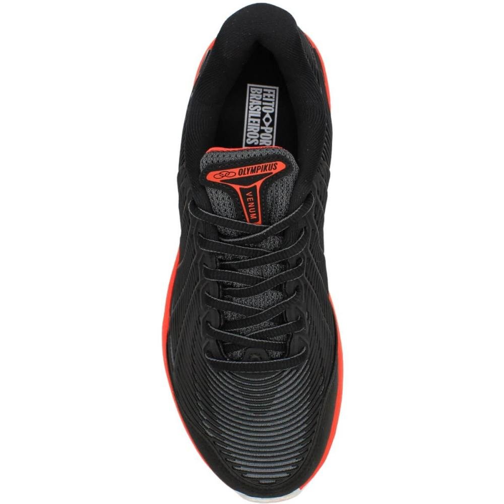 Tênis Infantil Olympikus Venum 2 Juvenil Menino Preto/Vermelho 4