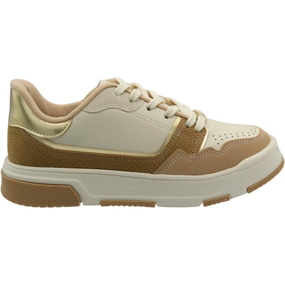 Tênis Casual Vizzano Elevado Texturizado Acolchoado Feminino