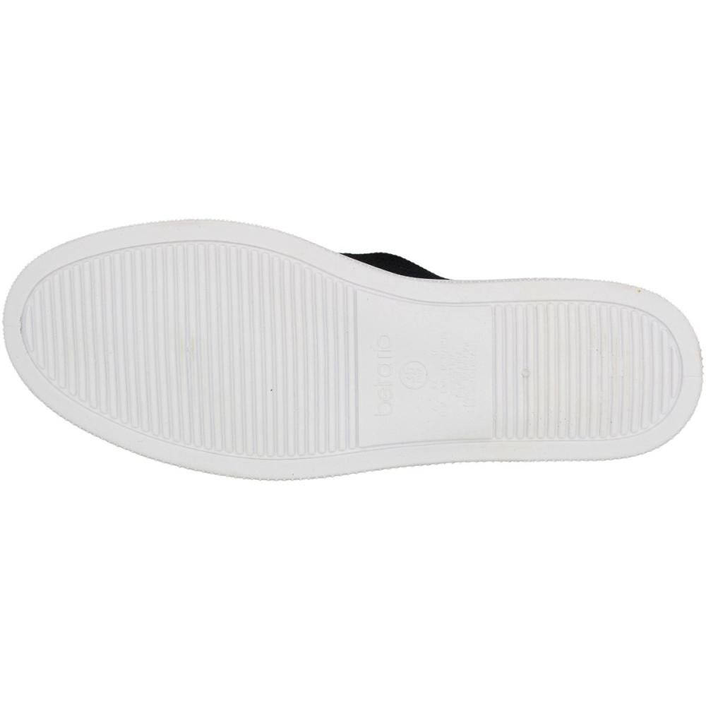 Tênis Casual Iate Beira Rio Gaspea Knit Respirável Feminino Preto 5