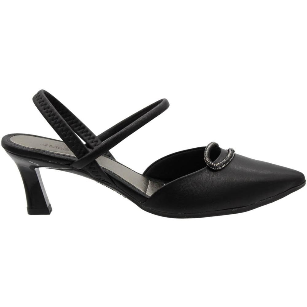 Sapato Scarpin Mississipi Tiras Finas Strass Feminino